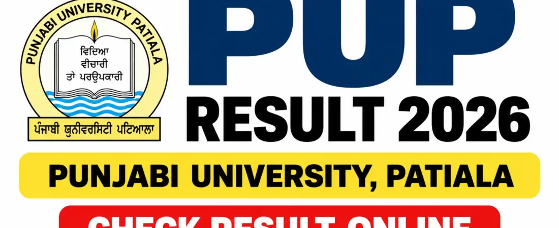 PUP Result 2026 – Check Punjabi University UG & PG Result Online