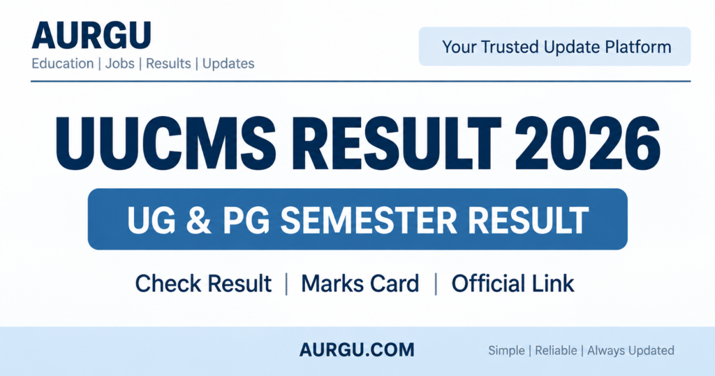 UUCMS Result 2026 OUT: Check UG & PG Semester Result, Marks Card
